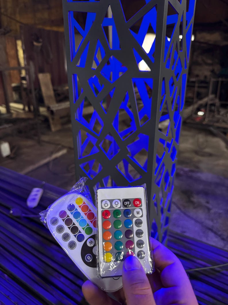 Modern Outdoor Garden Lamp - Decorative Metal Path Lighting - Patio & Deck Lighting image 10