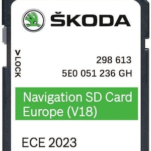 Skoda Amundsen Mib1 Standard bei Sat Nav Karten-Upgrade SD-Karte 2023