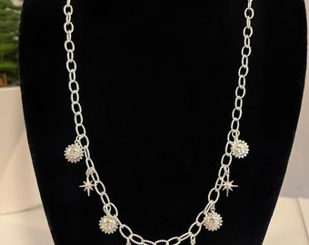 Sterling Silver Celestial Charm Necklace