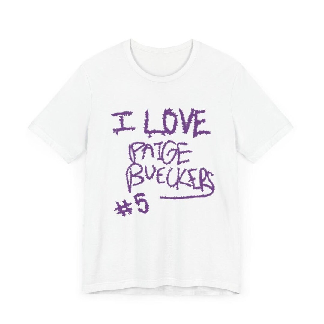 I Love Paige Bueckers T-shirt - Etsy