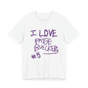 I Love Paige Bueckers T-Shirt