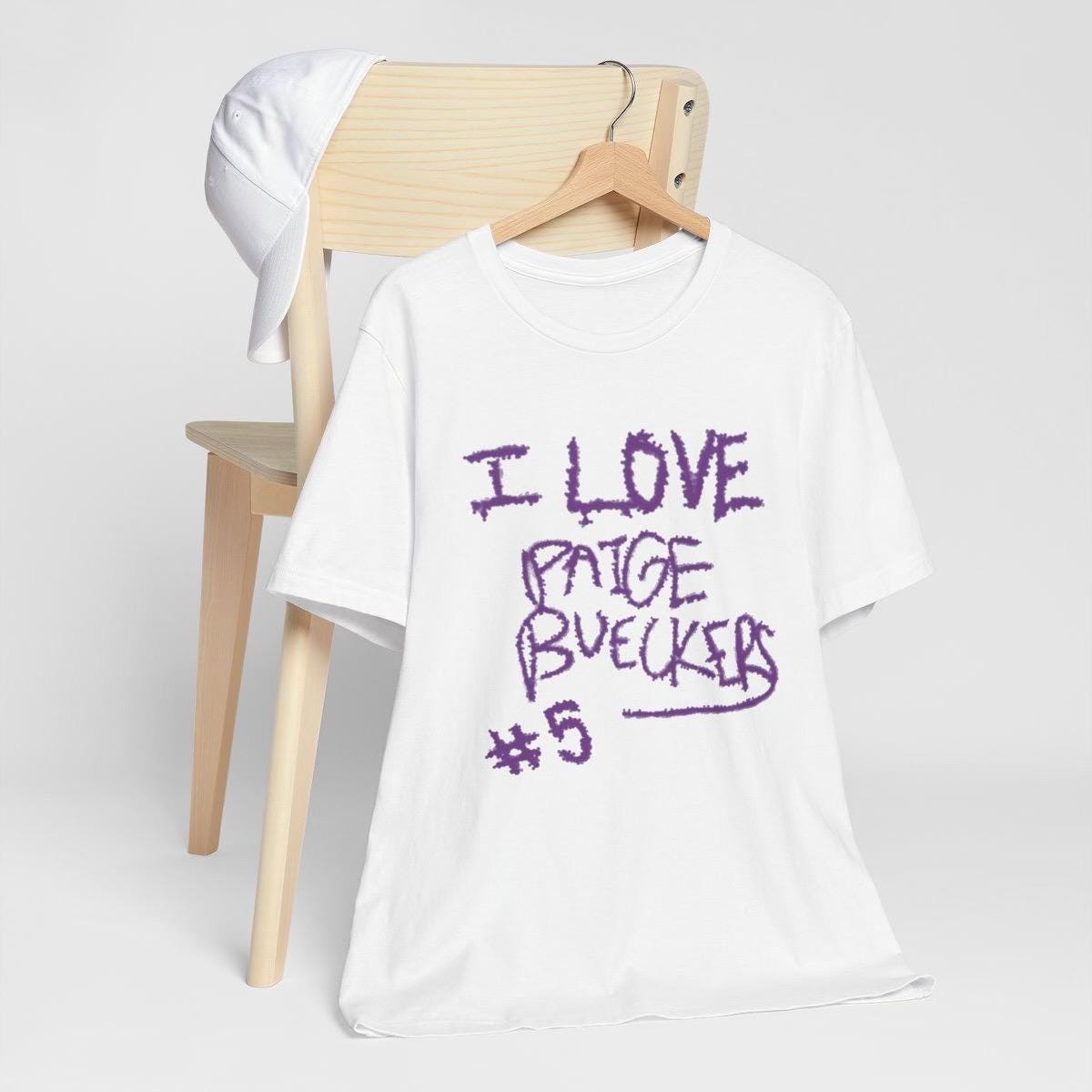 I Love Paige Bueckers T-shirt - Etsy