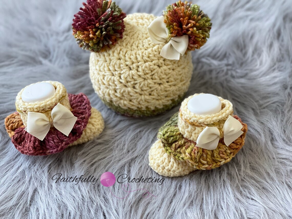 Newborn Girl Sweater Set Matching Blanket Baby Shower Gift Etsy