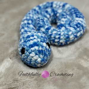 Plush Snake, Snake Plushie, Ready to Ship, Room Decor, Crochet Snake ...