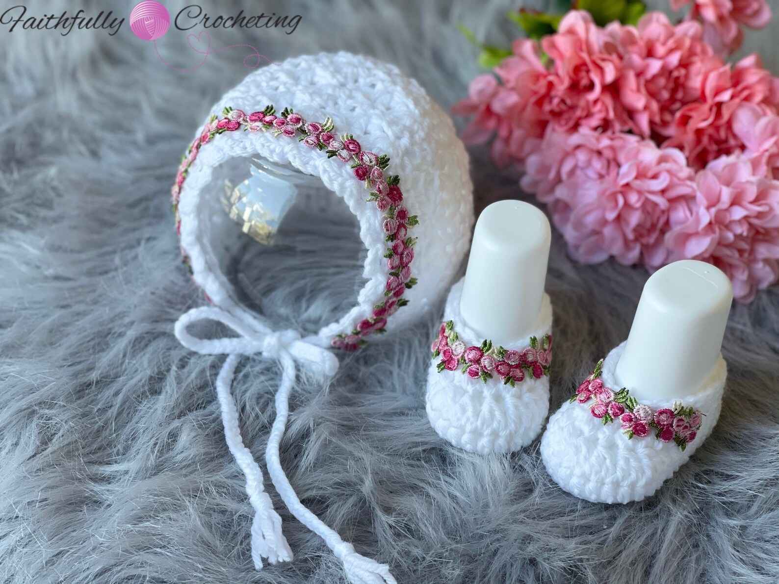 Newborn Girl Sweater Set Newborn White Sweater Matching Etsy