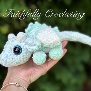 Baby dragon, plush dragon, stuffed animal, ready to ship plushie, blue and teal dragon, dragon plushie