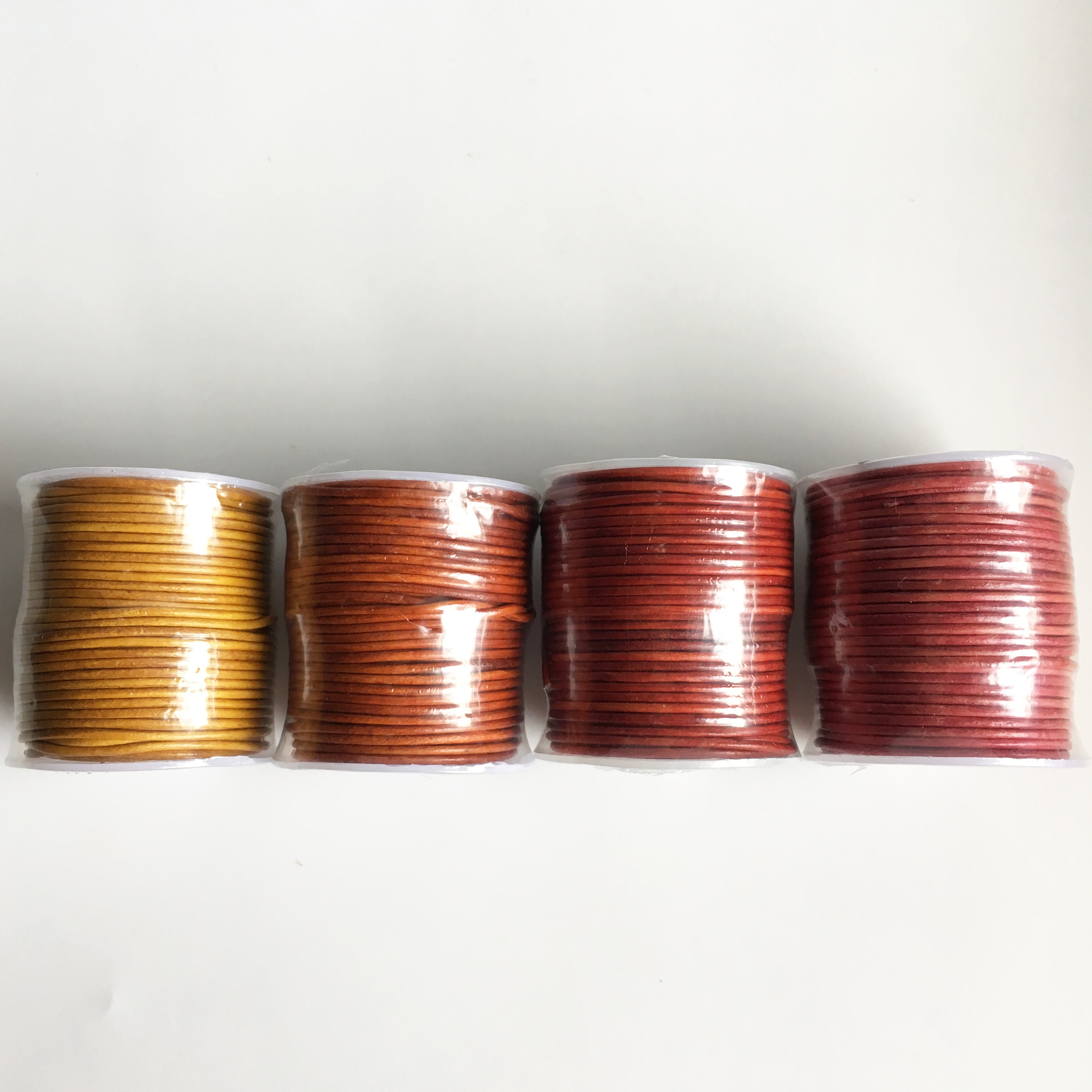 1.5mm Leather cord sold by 25m spool, leather jewelry making cord