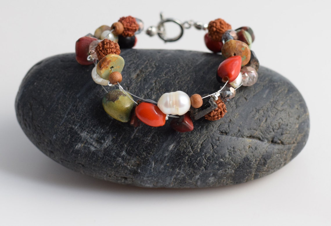 Paris Flea Market Bracelet Tutorial Seed Bead Stringing Boho Etsy