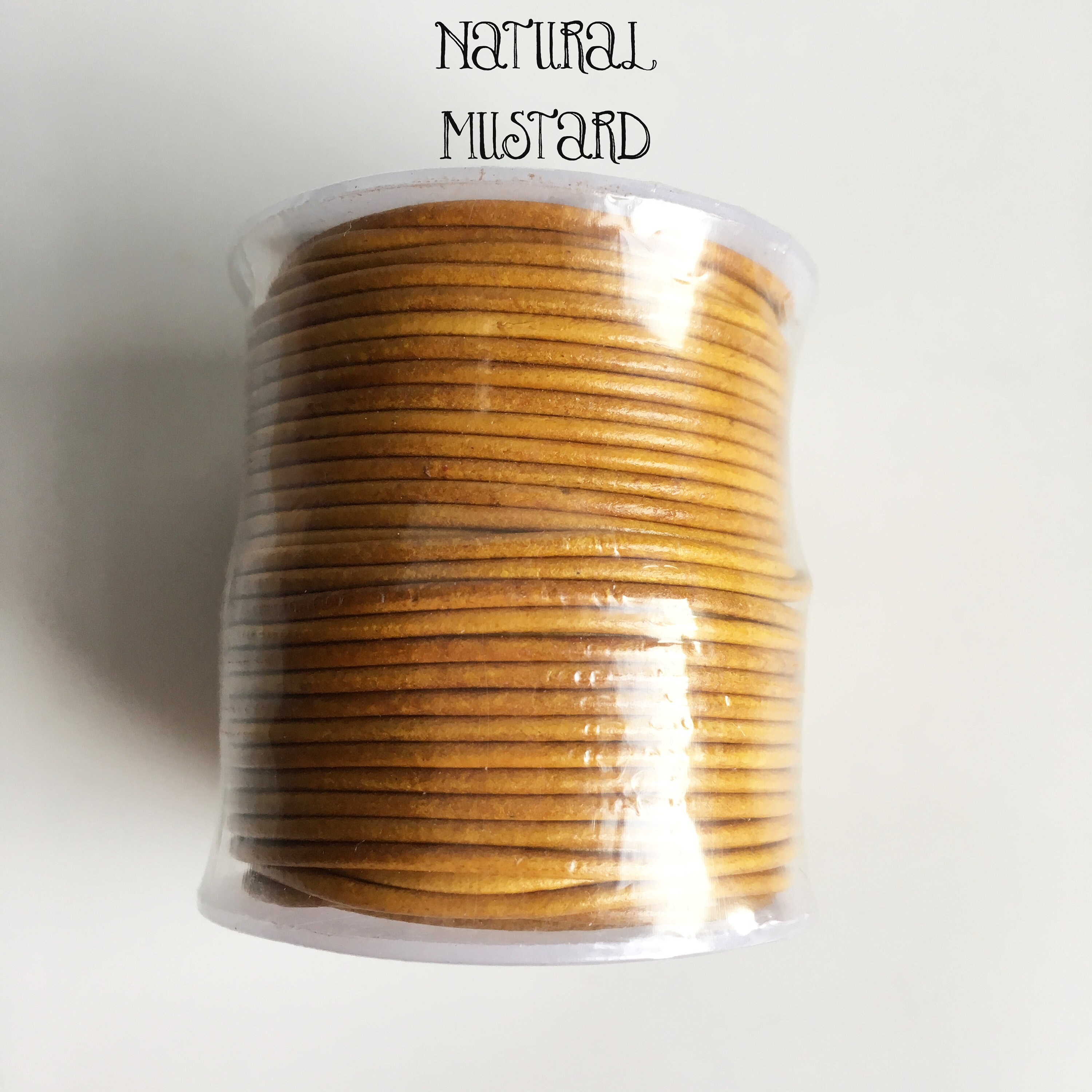 1.5mm Leather cord sold by 25m spool, leather jewelry making cord