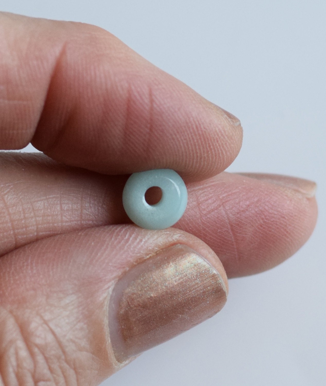 Sodalite 10mm Smooth Round Large Hole Gemstone Beads, 10mm round large