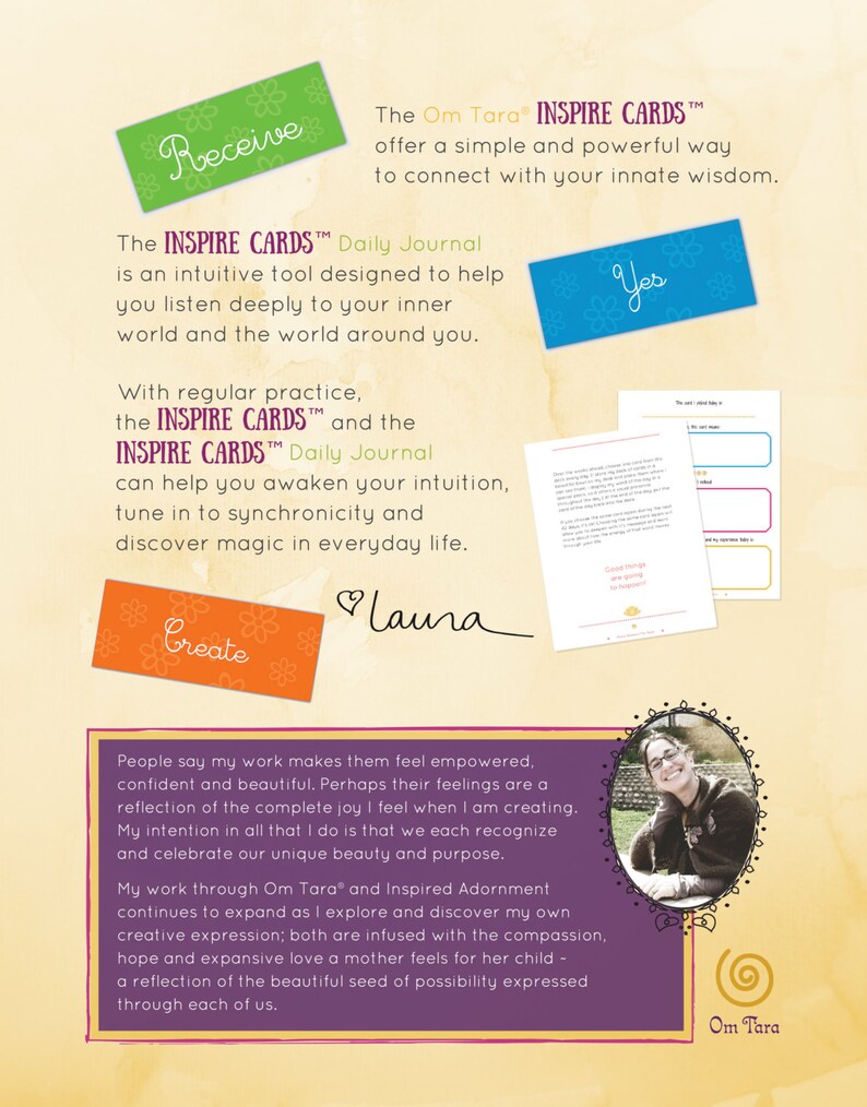 Inspire Cards™ and Daily Intuition Journal Bundle Meditation Etsy