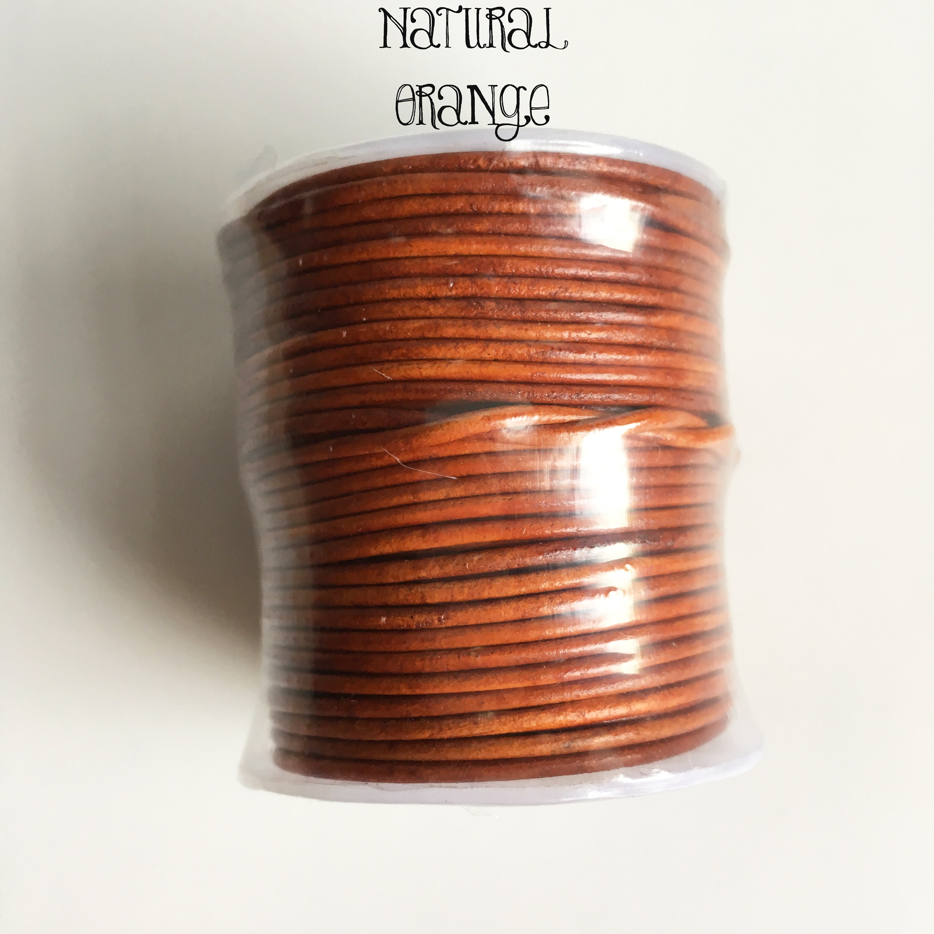 1.5mm Leather cord sold by 25m spool, leather jewelry making cord
