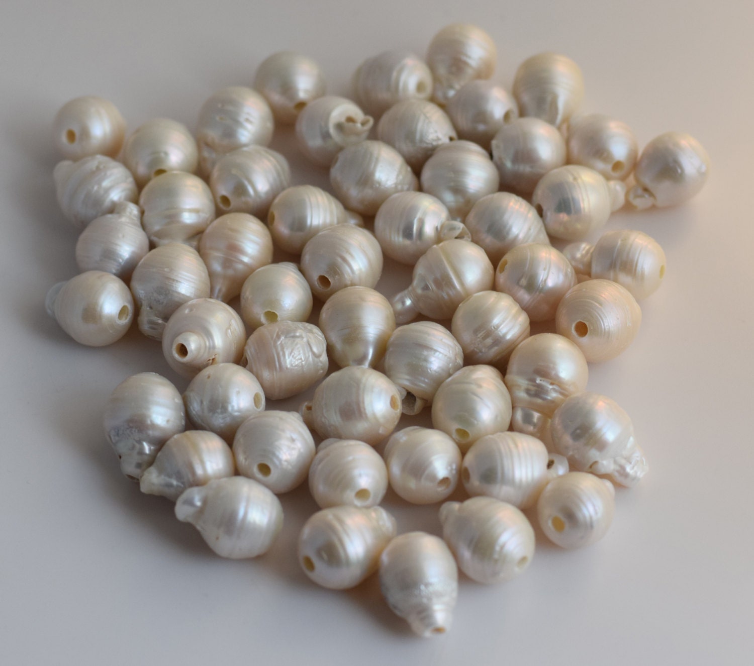 Large Hole Baroque Pearls With 2.5mm 
