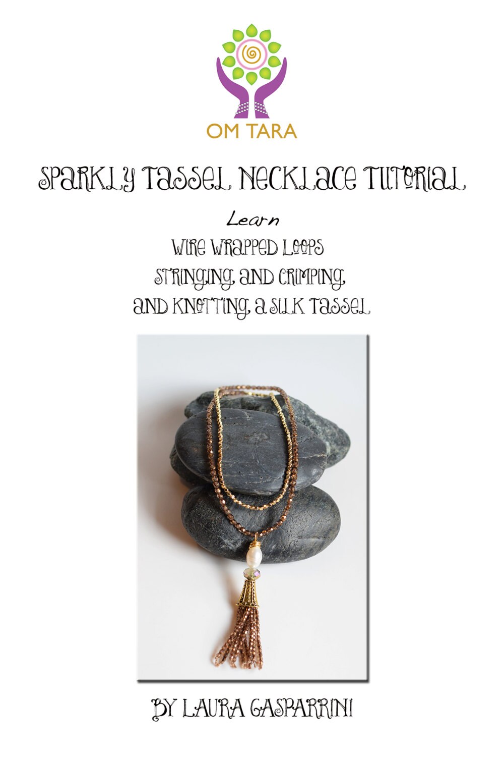 Sparkly Tassel Necklace Tutorial, How to make silk tassel necklace