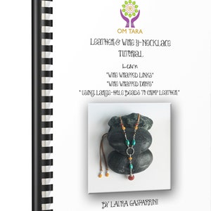 Handledning för Y-halsband i läder och tråd: DIY Boho-smycken (PDF)