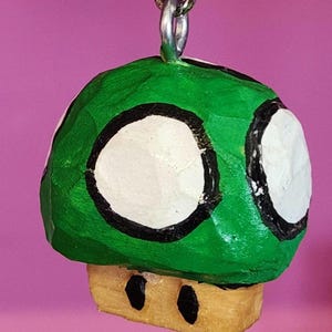 1 UP Mushroom keychain