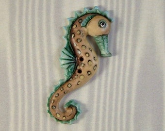 Seahorse Button