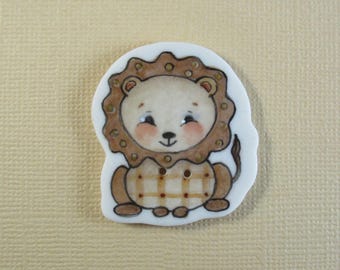 Lion Button