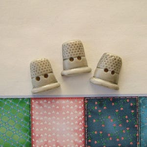 Thimble Button set of 3