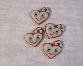 Love a Nurse Button set of 4