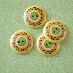 Yellow Gear set of 4