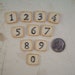 Single Digit Number Buttons - Etsy