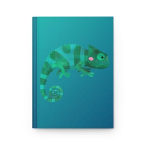 Chameleon Hardcover Journal - Colorful Nature-Inspired Notebook, Perfect for Gift, Writing, and Organization