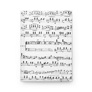 Music Sheet Hardcover Journal: Lined Pages, Gift for Musicians