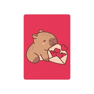 Joli jeu de cartes à jouer au poker Capybara Love Notes pour jeux de cartes, plaisirs en famille, cadeau pour les joueurs, les collectionneurs, les indispensables pour une soirée jeux