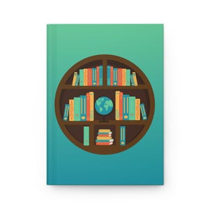 Colorful Library Hardcover Journal - Perfect for Writers, Students, and Book Lovers, Creative Gift for Graduations, Birthdays, or Holidays
