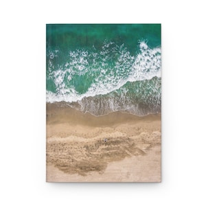 Ocean Waves Hardcover Journal: Beach Travel Diary, Summer Memories