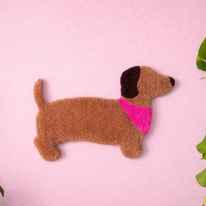 Dachshund | Rug | Decor | Tufting | Gift idea for dachshund owners | Dog | Tray | Coaster