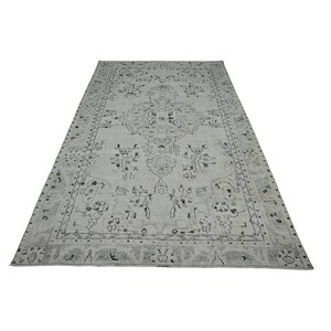 5x8 Unique Design Rug, Neutral Oushak Rug, Handwoven Wool Rug, Antique Rug, Anatolian Rug, 5x8 Area Rug, Bedroom - Livingroom Rug
