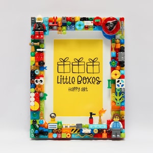 LEGO® Brick & Epoxy Resin Picture Frame for 5x7 or 4x6 (matted) Photo