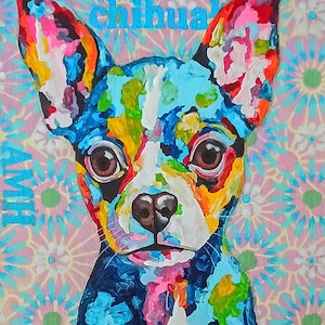 Pixie. 9x12" Original acrylic painting on canvas. Hand signed.