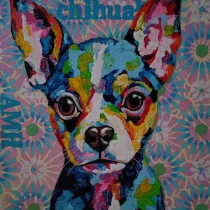 Elfe. 23x30cm Original Acryl und Tuschemalerei auf Leinwand.