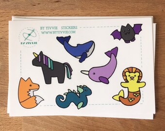 Animal Sticker Sheets