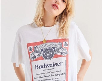 Budweiser T Shirt - Etsy Australia