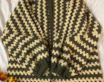 Hexagon cardigan | crochet cardigan | cardigan