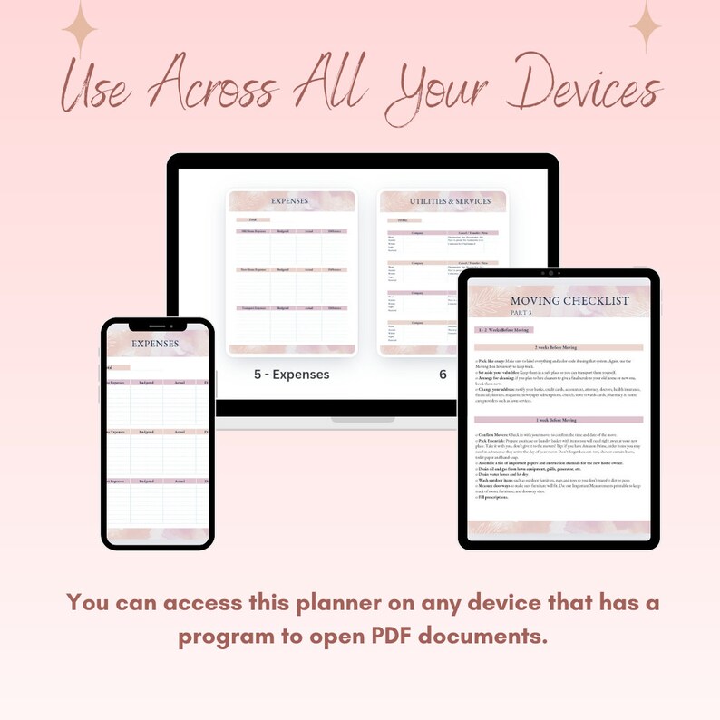 Moving Home Planner Binder Digital Download Moving Organizer Printable ...