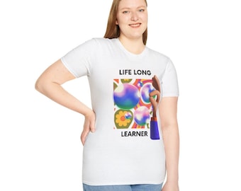 T-shirt voor levenslang leren – Inspirerend leuk educatief shirt voor kenniszoekers en docenten