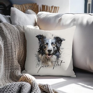 Personalised Dog Cushion | Custom Pet Cushion | Personalised Pet Cushion | Perfect Gift for Dog Lovers | Sheep Dog Pillow