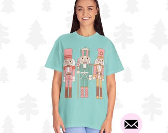 Christmas Nutcracker Shirt | Comfort Color Christmas Shirt | Nutcracker Shirt | Holiday Apparel | Cute Holiday Tee | Woman's Holiday Tee