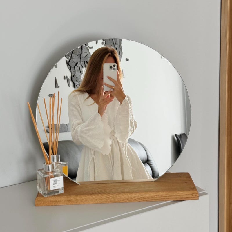 Round Top Mirror - Etsy