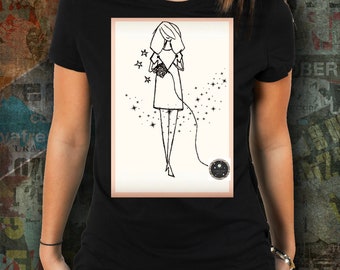 Starlight Knit Ladies Tee Shirt