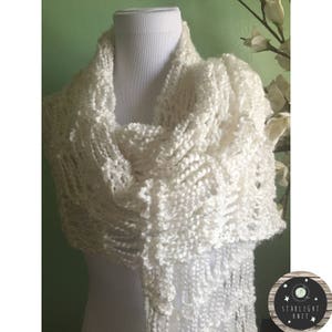 Blanket Scarf Hand Knit Soft and Light Shawl Scarf Wrap FREE SHIPPING