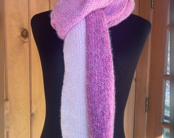 Hand Knit Luxury Extra Long Soft Scarf