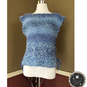 DIY Hand Knit Quick Simple Summer Shell Knit Pattern Digital Beginner Design image 4