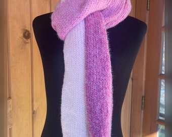 Hand Knit Luxury Extra Long Soft Scarf