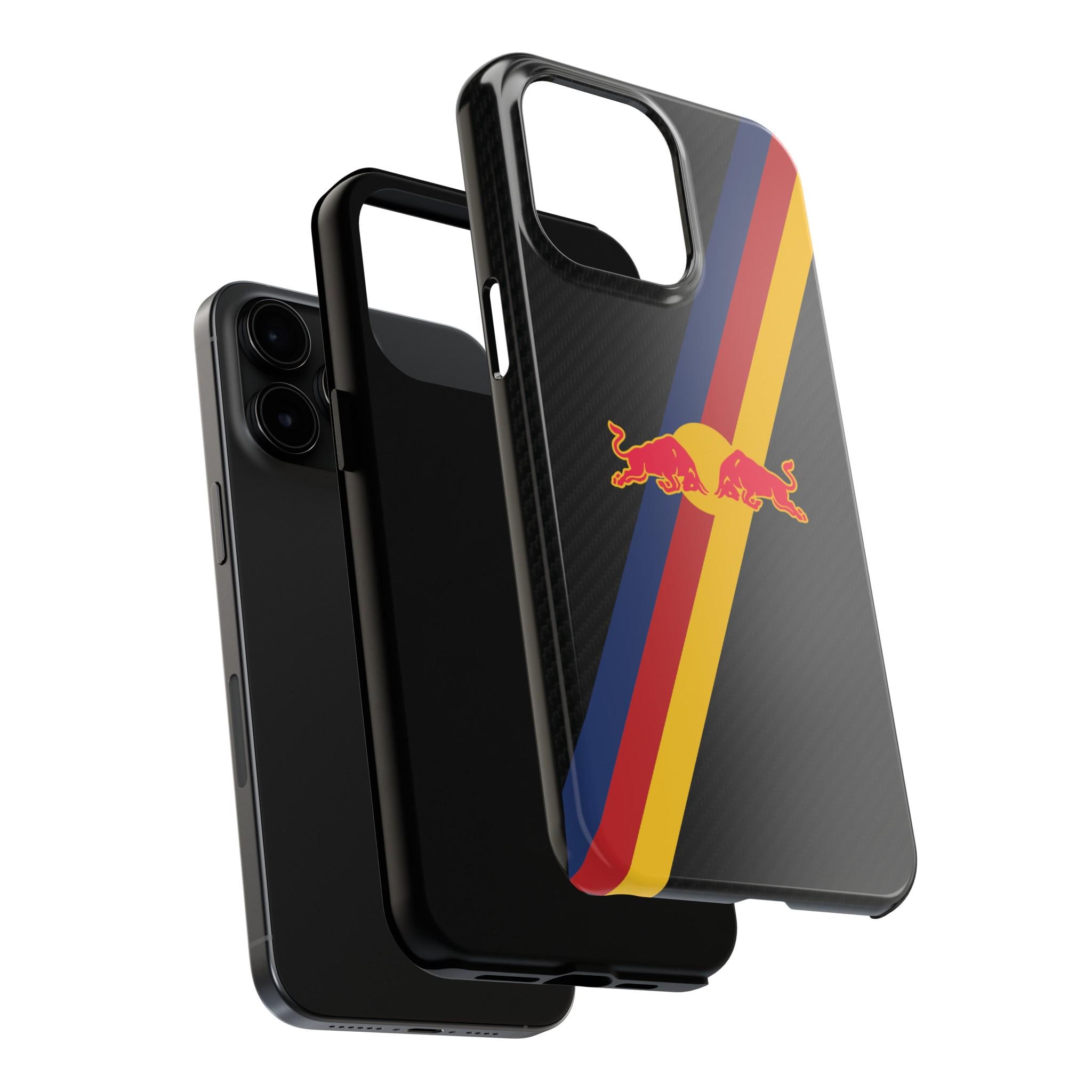 Red Bull Racing F1 Carbon Fiber Phone Case for iPhone 15 14 13 Pro Max